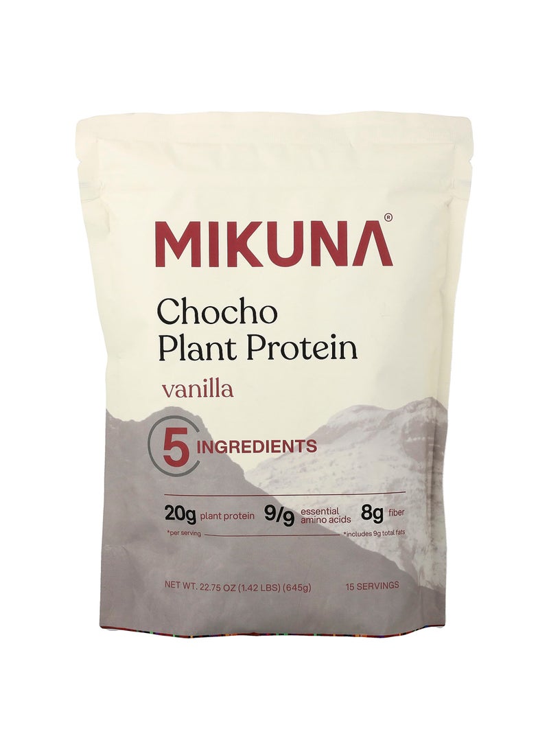 Chocho Plant Protein Powder, Vanilla, 1.42 lbs (645 g)
